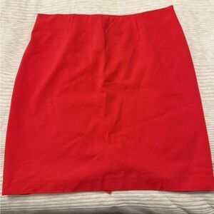 J. Jill Poppy Red Pencil Skirt